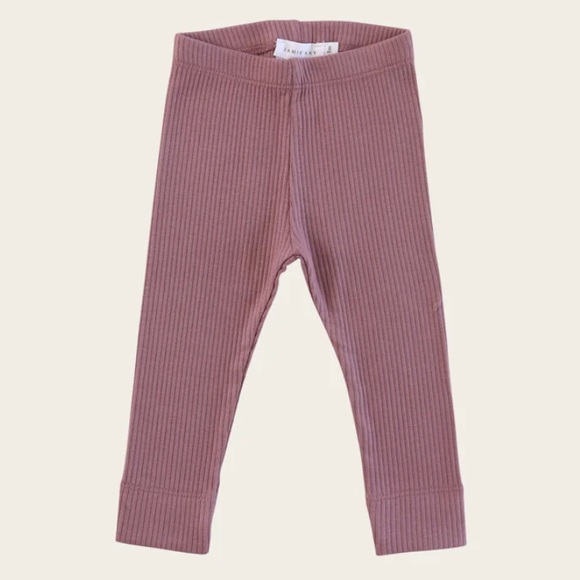 Jamie Kay Other - JAMIE KAY - ORGANIC ESSENTIAL LEGGING- WOODROSE 0-3m
